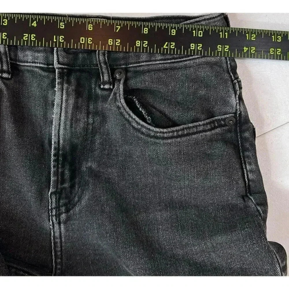 Everlane The High Rise Straight Leg Jeans Women's Size 23 Gray Wash - Picture 6 of 8
